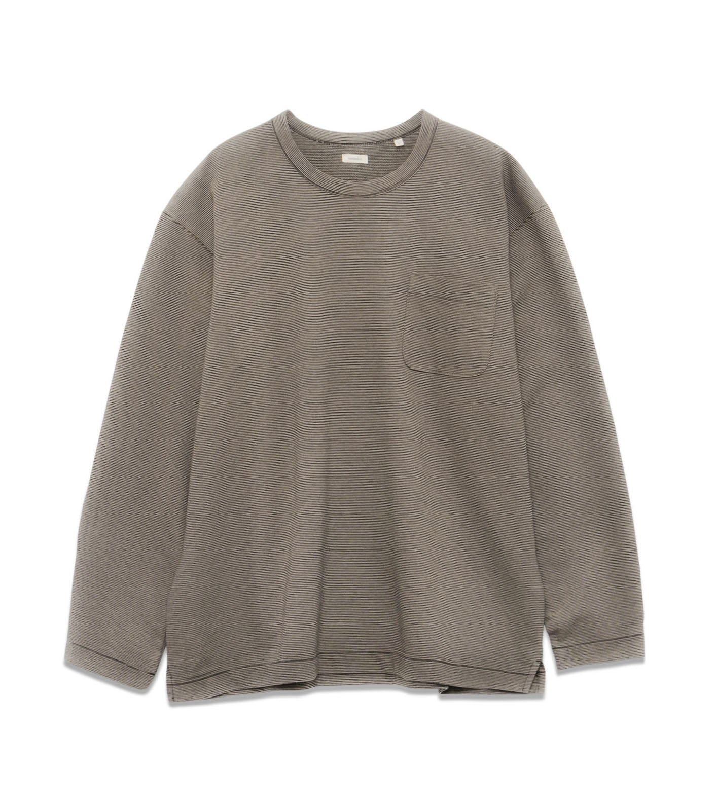 nanamica 25AW Micro Stripe Pocket L/S Tee